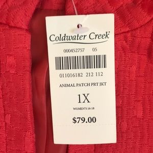 Women’s Coldwater Creek jacket new
